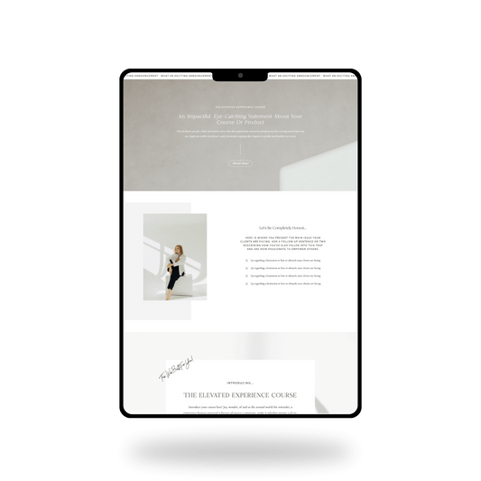 Avery Sales Page Template