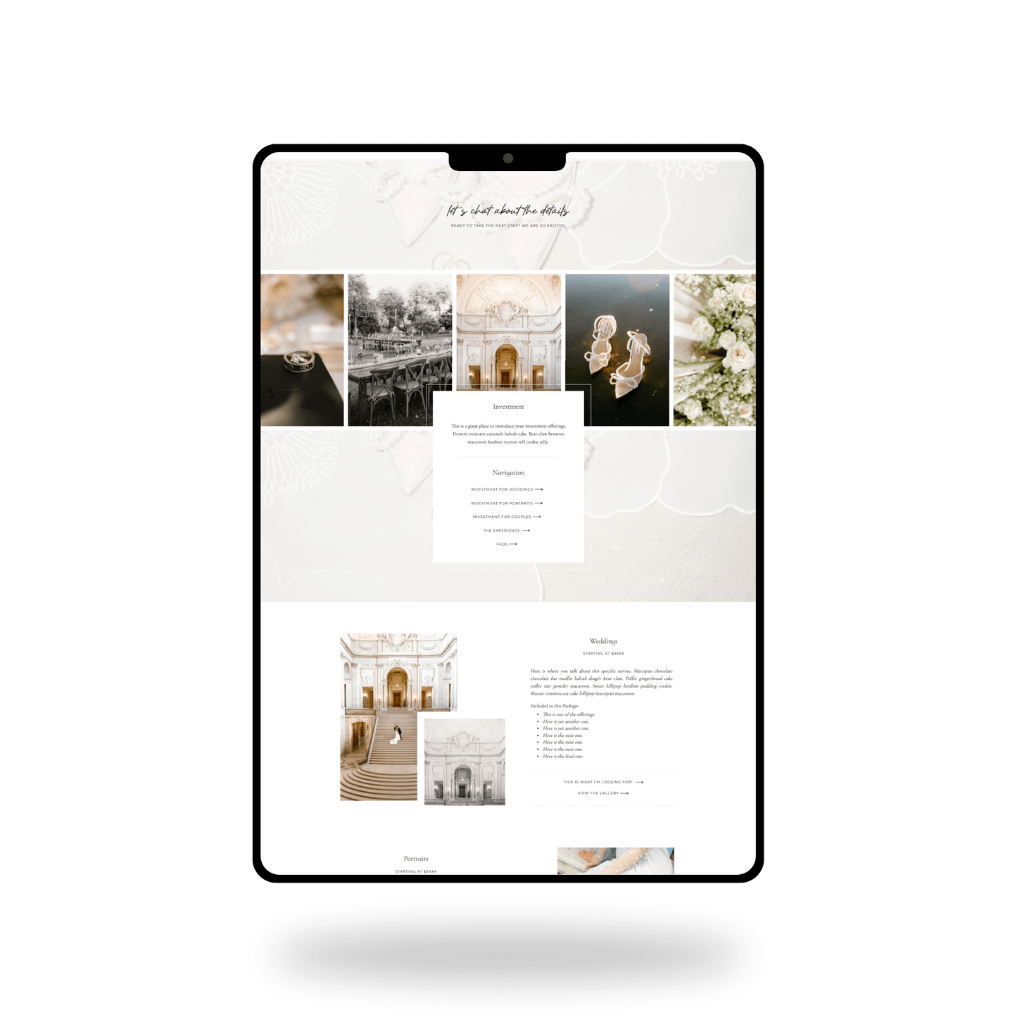 Chelsea Manor Showit Website Template