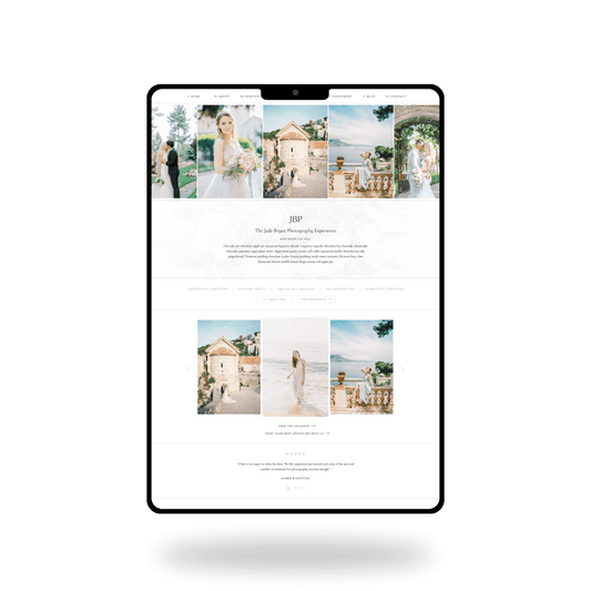 Jade Bryan Showit Website Template